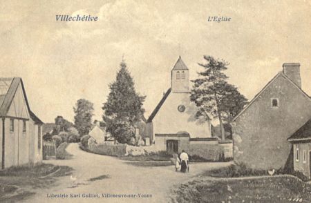 Cartes Postales anciennes - Commune de Villechétive