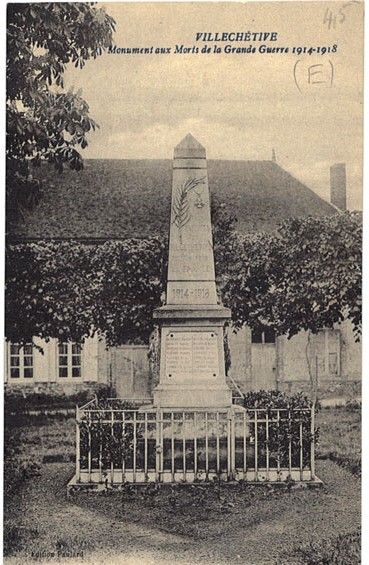 Cartes Postales anciennes - Commune de Villechétive