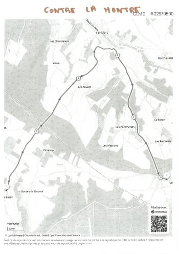 Shéma contre la montre - Commune de Villechétive